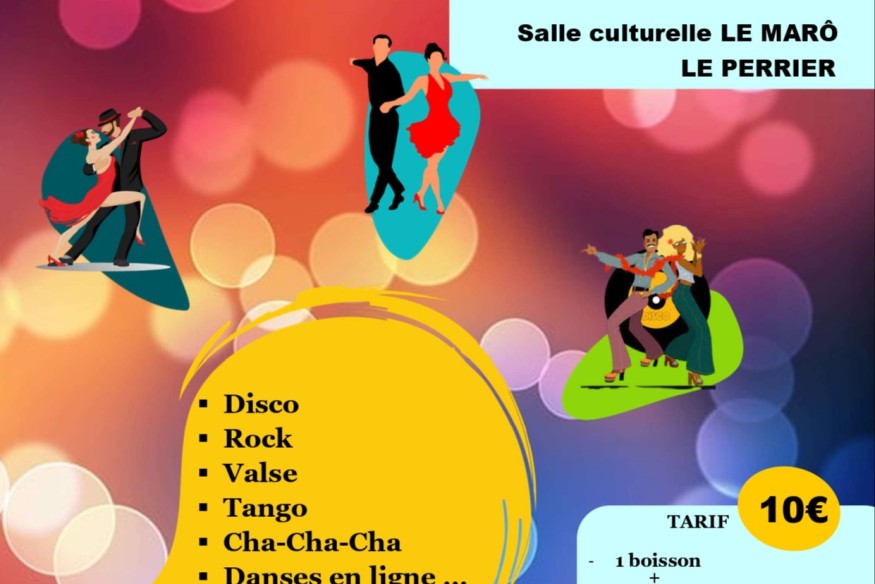 On danse pour le Téléthon au Perrier