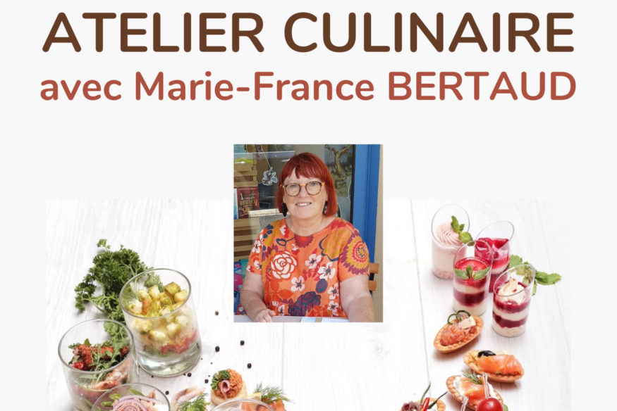 Atelier culinaire avec Marie-France Bertaud