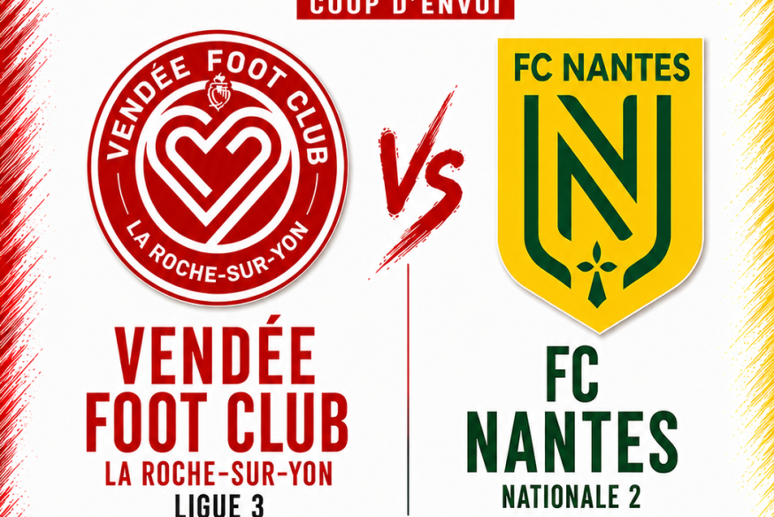Deux matchs amicaux : La Roche VFC VC FC Nantes