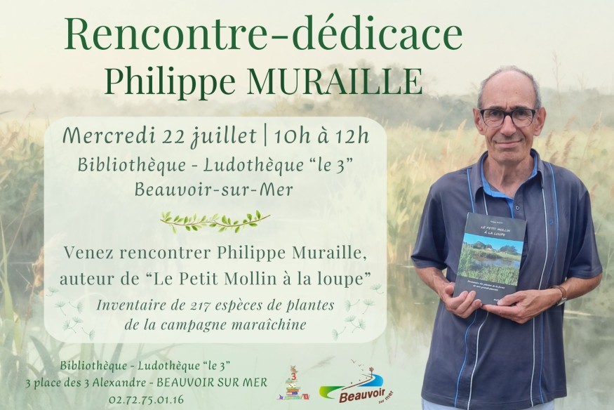 Rencontre dédicace avec Philippe Muraille