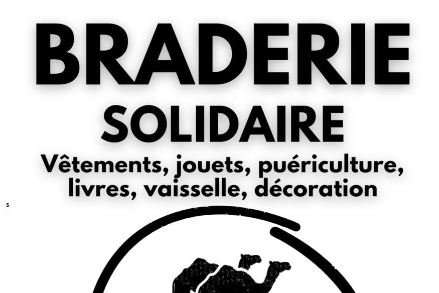Une braderie solidaire, fin août