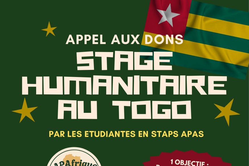 Un appel aux dons pour le Togo