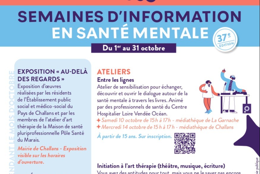 En octobre, les "Semaines d'information en santé mentale"