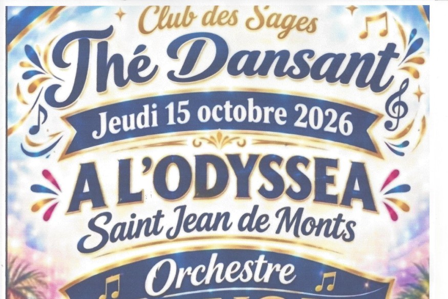 Prochain Thé dansant du Club des Sages